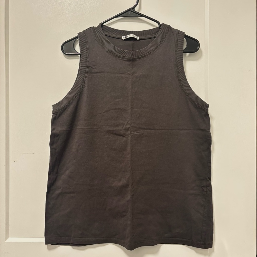 Zara Gray Tank Top